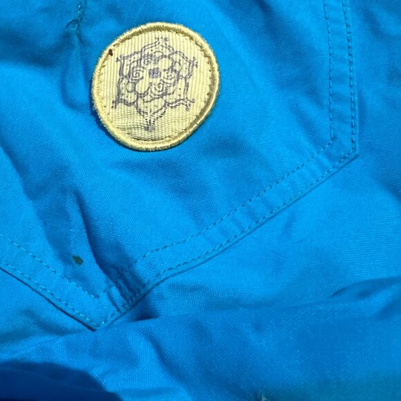 Burton Kids Snow Pants Small Blue W/ Lime Liner DriRide Insulated Adjustable Wai - Picture 8 of 8